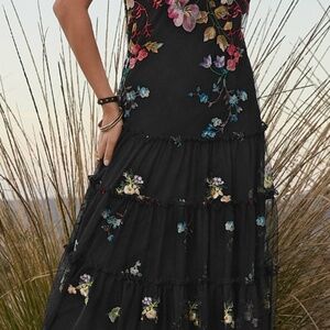 Johnny Was Lilliana Mesh Dress